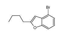 4-溴-2-丁基苯并呋喃结构式