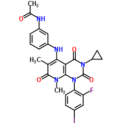 N-(3-(3-cyclopropyl-1-(2-fluoro-4-iodophenyl)-6,8-diMethyl-2,4,7-trioxo-1,2,3,4,7,8-hexahydropyrido[2,3-d]pyriMidin-5-ylaMino)phenyl)acetaMide picture
