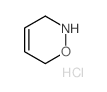 2H-1,2-Oxazine,3,6-dihydro-, hydrochloride (1:1) structure