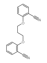 2-[3-(2-cyanophenoxy)propoxy]benzonitrile structure