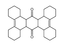 9.18-dioxo-Δ4a,13a-hexacosahydro-phenanthro[9.10-b]triphenylene Structure