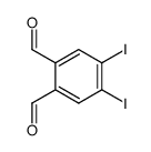 4,5-diiodobenzene-1,2-dicarbaldehyde结构式