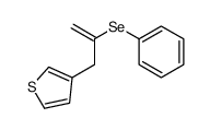 3-(2-phenylselanylprop-2-enyl)thiophene Structure