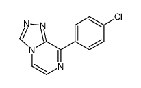 8-(4-chlorophenyl)-[1,2,4]triazolo[4,3-a]pyrazine结构式