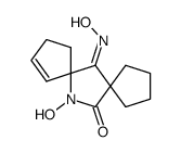 12-hydroxy-12-aza-dispiro[4.1.4.2]tridec-8-ene-6,13-dione-6-oxime结构式