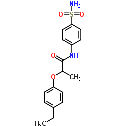 2-(4-Ethylphenoxy)-N-(4-sulfamoylphenyl)propanamide结构式