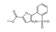 methyl 5-(2-sulfamoylphenyl)furan-2-carboxylate结构式