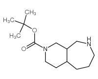 八氢-1H-吡啶并[3,4-c]氮杂卓-2(3h)-羧酸叔丁酯结构式