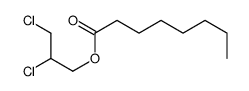 2,3-dichloropropyl octanoate Structure