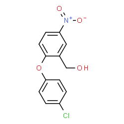 [2-(4-CHLOROPHENOXY)-5-NITROPHENYL]METHANOL结构式