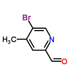 5-Bromo-4-methylpicolinaldehyde Structure