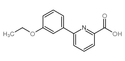 6-(3-Ethoxyphenyl)-picolinic acid Structure