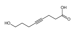 8-hydroxyoct-4-ynoic acid结构式