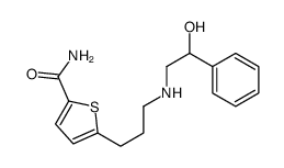 5-[3-[(2-hydroxy-2-phenylethyl)amino]propyl]thiophene-2-carboxamide结构式
