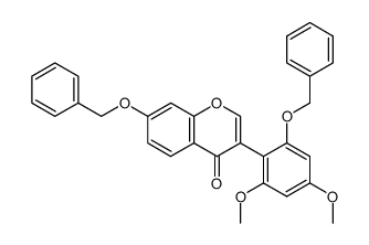 6',7-bis(benzyloxy)-2',4'-dimethoxyisoflavone Structure