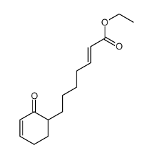 ethyl 7-(2-oxocyclohex-3-en-1-yl)hept-2-enoate Structure