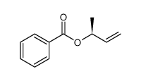 3-Buten-2-ol, 2-benzoate, (2S) Structure