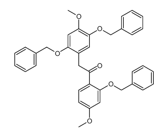 1-(2-Benzyloxy-4-methoxyphenyl)-2-(2,5-dibenzyloxy-4-methoxyphenyl)-1-ethanon结构式