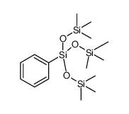 Trisiloxane, 1,1,1,5,5,5-hexamethyl-3-phenyl-3-[(trimethylsilyl)oxy] Structure