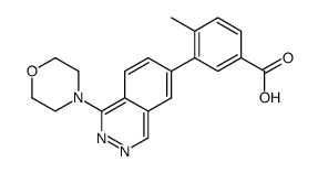 4-methyl-3-(1-morpholinophthalazin-6-yl)benzoic acid结构式
