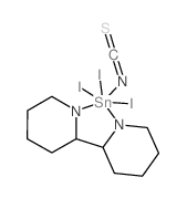 2-(3,4,5,6-tetrahydro-2H-pyridin-2-yl)-6H-pyridine; triiodotin; isothiocyanate picture
