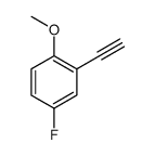 Benzene, 2-ethynyl-4-fluoro-1-methoxy结构式