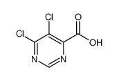 5,6-Dichloropyrimidine-4-carboxylic acid Structure