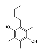 2-butyl-3,5,6-trimethylbenzene-1,4-diol结构式