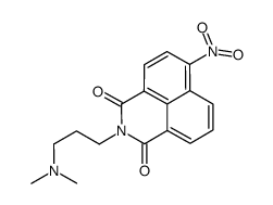 2-[3-(dimethylamino)propyl]-6-nitrobenzo[de]isoquinoline-1,3-dione Structure