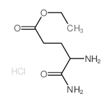 ethyl 4-amino-4-carbamoyl-butanoate Structure