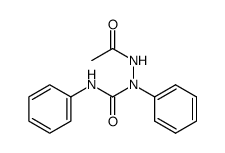 1-acetyl-2,4-diphenyl semicarbazide结构式