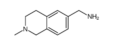 6-Isoquinolinemethanamine, 1,2,3,4-tetrahydro-2-methyl Structure