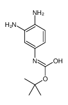 TERT-BUTYL (3,4-DIAMINOPHENYL)CARBAMATE Structure