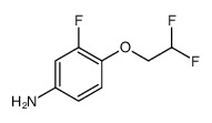 Benzenamine, 4-(2,2-difluoroethoxy)-3-fluoro Structure