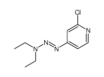 Pyridine, 2-chloro-4-(3,3-diethyl-1-triazen-1-yl) Structure