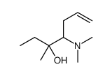 4-(dimethylamino)-3-methylhept-6-en-3-ol Structure