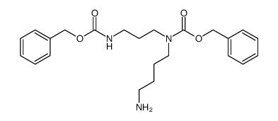 N1,N4-bis(benzyloxycarbonyl)spermidine结构式