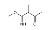 Butanimidic acid, 2-methyl-3-oxo-, methyl ester Structure