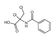 2-benzoylamino-2,3-dichloro-propionic acid Structure