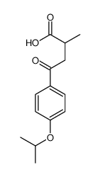 2-methyl-4-oxo-4-(4-propan-2-yloxyphenyl)butanoic acid Structure