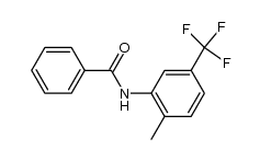 3-benzoylamino-4-methyl-benzotrifluoride Structure