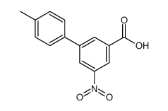 4'-Methyl-5-nitro-[1,1'-biphenyl]-3-carboxylic acid Structure
