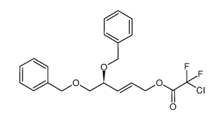 (S,E)-4,5-bis(benzyloxy)pent-2-enyl 2-chloro-2,2-difluoroacetate Structure