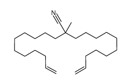 2-methyl-2-(undec-10-enyl)tridec-12-enenitrile结构式