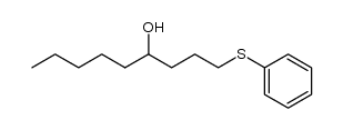 1-(phenylthio)nonan-4-ol结构式