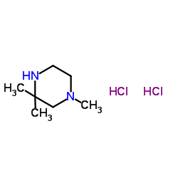 1,3,3-Trimethyl-piperazinedihydrochloride structure