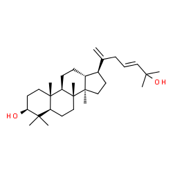(23E)-Dammara-20,23-diene-3β,25-diol结构式