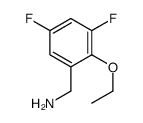 (2-ethoxy-3,5-difluoro-phenyl)methanamine Structure