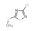 3-氯-5-甲基硫代-1,2,4-噻二唑结构式
