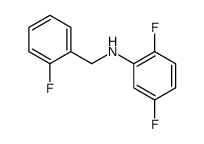 2,5-Difluoro-N-(2-fluorobenzyl)aniline结构式